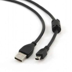 KÁBEL - USB 2.0 A-B MiniUSB kábel 5pin, 1.8m, Gembird