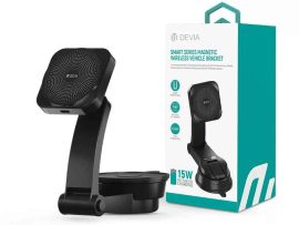 TELALK - Telefontartó és töltő, szélvédőre rögzíthető, mágneses, Devia