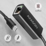   HAK - USB to Ethernet adapter, USB-C (5 Gbps), Axagon, gigabit