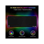   EP - Egérpad, The G-Lab PAD RUBIDIUM RGB LED, (800x300x3mm), fekete