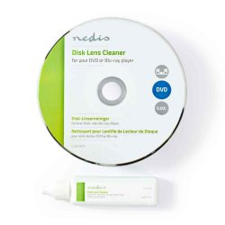 KELLÉK - Tisztítószer, CD/DVD/BluRay-lencse tisztító, Nedis CLDK110TP