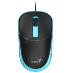 EG - Genius DX-123 optikai egér, fekete-kék, USB