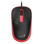 EG - Genius DX-123 optikai egér, fekete-piros, USB