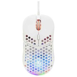 E - The G-Lab Gamer Egér - KULT OXYGEN W, 12800dpi, 60g, 6gomb, RGB, fehér