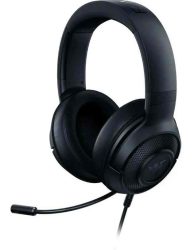 HKM - Mikrofonos fejhallgató, Razer Kraken X-lite, jack, fekete