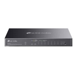 HA - TP-Link ES210GMP 10port 10/100/1000 gigabit switch, 8port Poe(123w)fémházas