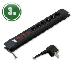 SZÜ - Elosztó, Túlfeszültségvédős,  6-os, Delight