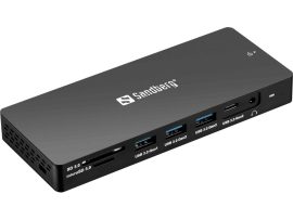 KELLÉK - Dokkoló, USB-C (5 Gbps) apa -> 2xHDMI/DP/3xUSB3.0/1xType-C, Sandberg