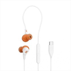 HKM - Mikrofonos fülhallgató, JBL Endurance Run 3, USB-C, fehér, sport