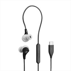 HKM - Mikrofonos fülhallgató, JBL Endurance Run 3, USB-C, fekete, sport