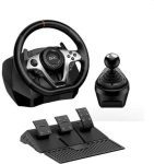   J - Kormány, Genius SpeedMaster X1 900°-270° fekete kormány  + váltó + pedál