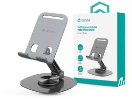 TELALK - Telefontartó, asztali, Devia Kintone összecsukható, elfordítható, szürk