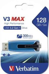 M - Pendrive 128GB Verbatim "V3 Max", USB3.0, fekete-szürke (175/80)