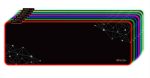 EP - Egérpad, Meetion MT-PD121, RGB, (880x310x4mm), fekete