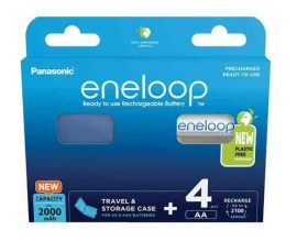 ELEM - Eneloop 4xAA akku 2000mAh + akkubox