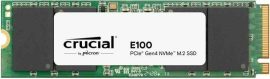 SSD - 480 GB SSD, Crucial E100 M.2 NVMe PCIe 4.0 (4700/2500)