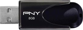 M - Pendrive   8GB PNY Attaché 4, USB2.0, fekete