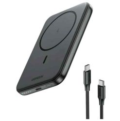 ELEM - Külső akkumulátor, mágneses, Ugreen PB561, 10.000mAh, sötétszürke