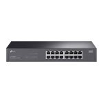   HA - TP-Link LS1016G 16port gigabit switch, fémházas, asztali/rackbe szerelhető