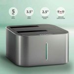   KELLÉK - Dokkoló, SATA, USB3.0, dupla (2x2.5"/3.5"), Axagon ADSA-DC