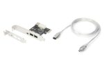   KELLÉK - IEEE 1394a kártya, PCIe, 3 port, Digitus (firewire)
