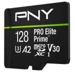   MK - MicroSDXC, 128Gb PNY Pro Elite Class 10 U3, CL10/U3/V30 + adapter (200/150)