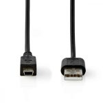 KÁBEL - USB 2.0 A-B MiniUSB kábel 5pin 1.8m