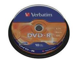 CID - Verbatim DVD-R 4,7GB 16x  10db/henger
